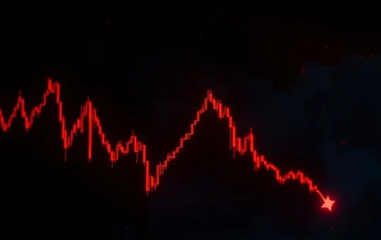 ACE cryptocurrency price crash graph showing extreme volatility