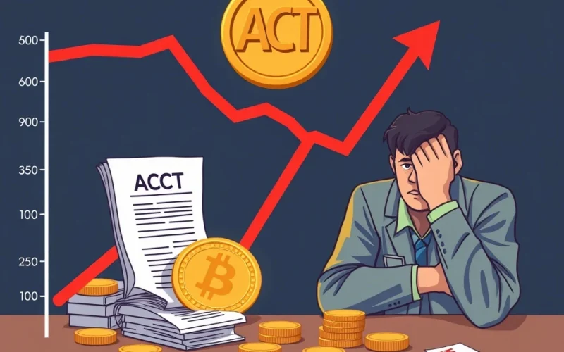 ACT token price crash amid regulatory scrutiny and market uncertainty