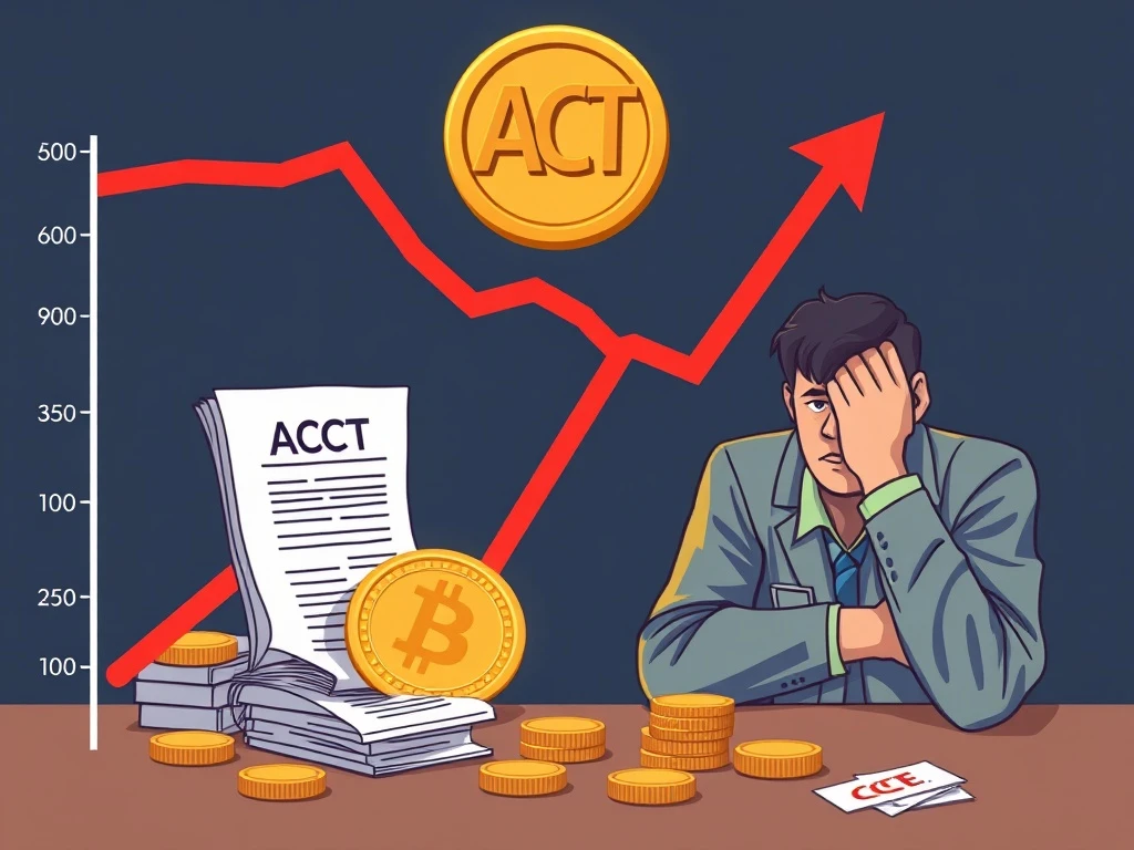 ACT token price crash amid regulatory scrutiny and market uncertainty