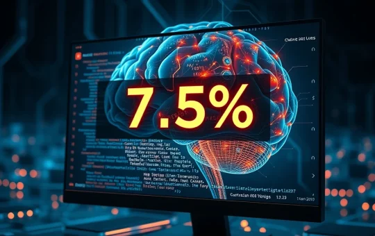Visualizing the K Prize AI Coding Challenge results, highlighting the critical limitations of current AI in complex software engineering tasks.