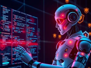 AI analyzing smart contract security for enhanced vulnerability detection in blockchain