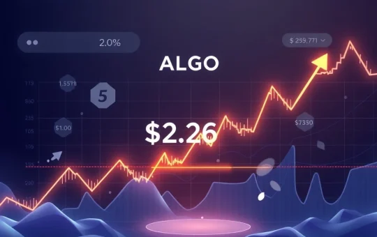 Algorand ALGO price chart testing $0.26 support with bullish indicators