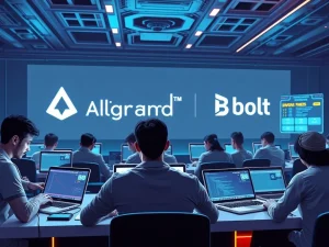 Winners of Algorand and Bolt blockchain hackathon celebrating with $1M prizes