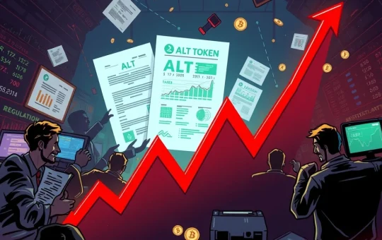 Dramatic ALT token price crash amid cryptocurrency market volatility