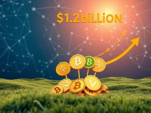 Illustrates the significant shift of $1.2 billion into high-performing altcoins, driven by demand for scalable blockchain solutions.