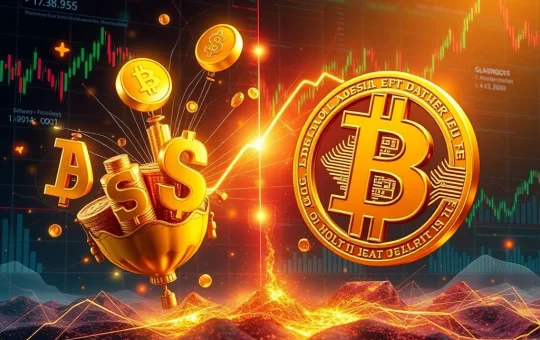 Charts showing a dramatic increase in altcoin leverage, with a focus on potential crypto market volatility.