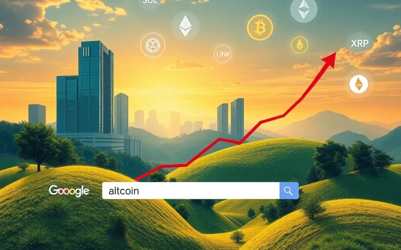Altcoin Mania: Google Searches Soar to 2021 Highs Amid ETF & Treasury Shifts