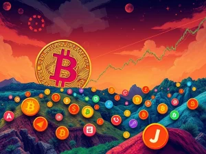 Visualizing the complex dynamics of an Altcoin Season, with Bitcoin dominance shifting amidst volatile leveraged trading.