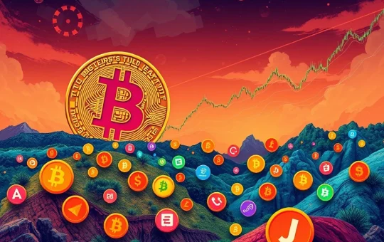 Visualizing the complex dynamics of an Altcoin Season, with Bitcoin dominance shifting amidst volatile leveraged trading.