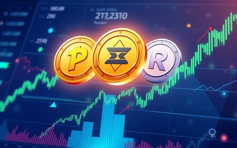 Three altcoins driving market volatility with 42% gains and 87% fluctuations