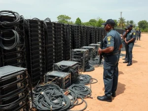 Angola's Massive Crypto Mining Crackdown: Interpol Seizes $100 Million in Global Cybercrime Operations