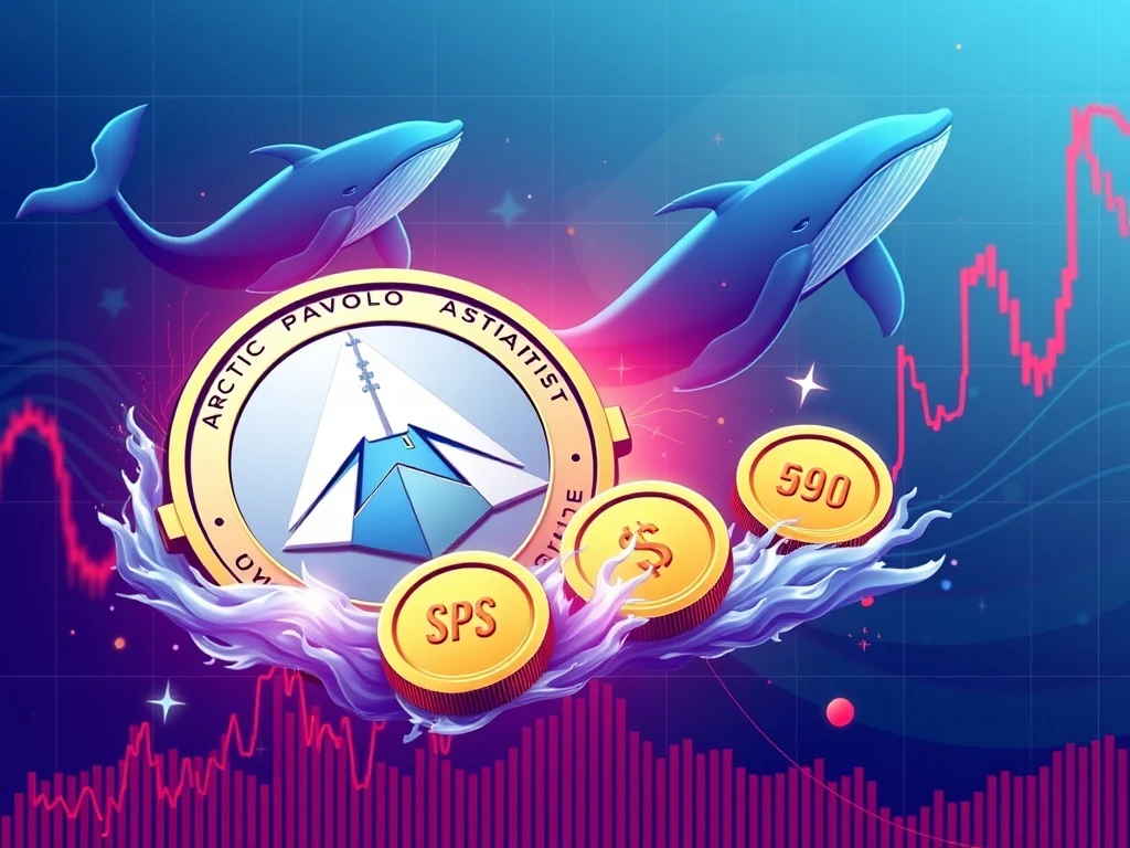 Arctic Pablo Coin and SPX6900 tokens in a volatile crypto market with whale activity