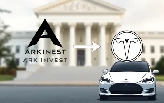 Ark Invest's strategic pivot in its portfolio, moving away from Bitcoin and crypto holdings towards Tesla, influenced by ongoing SEC delays.