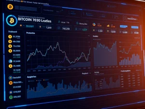 Arkham's real-time dashboard tracking corporate Bitcoin holdings with live data and analytics