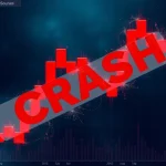 Dramatic ARKM price crash shown on volatile cryptocurrency chart