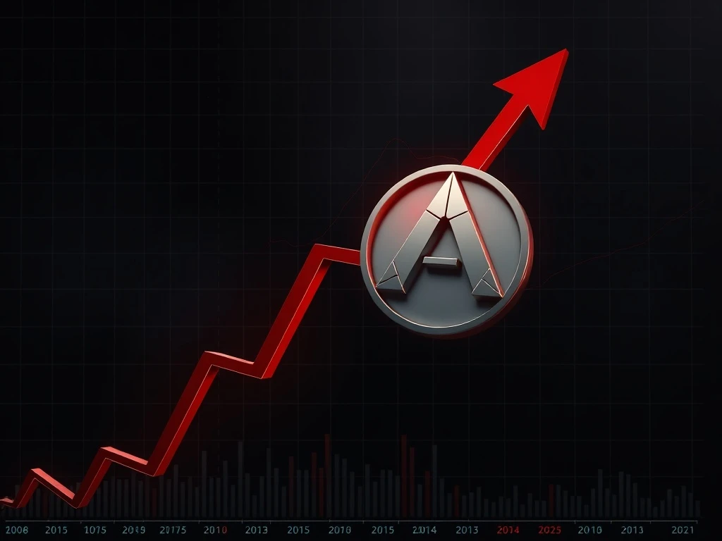 ARKM cryptocurrency price crash showing extreme volatility on market chart