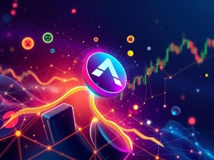 Chart showing ARPA crypto's dramatic price surge, symbolizing the impact of regulatory clarity and technological advancements on its market value.