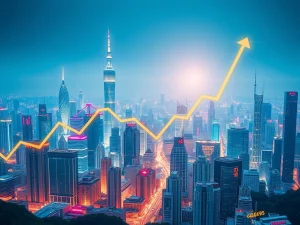 Charts showing Asia FX currency appreciation, representing economic growth driven by trade progress and cooling Tokyo CPI.
