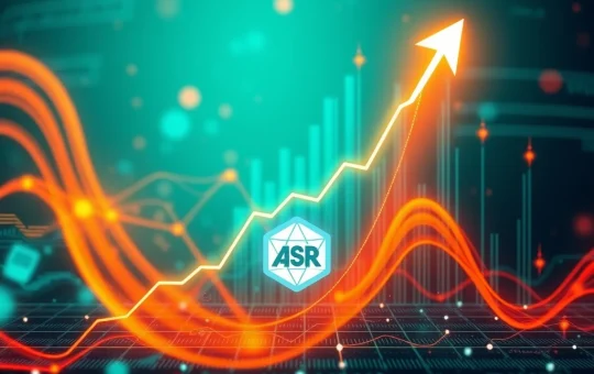 Chart showing ASR token's phenomenal price surge driven by ecosystem expansion.