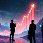 ASR token price surge chart with institutional investors observing, highlighting rapid crypto growth.
