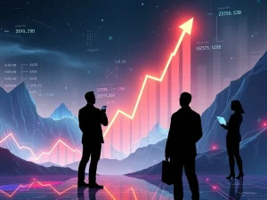 ASR token price surge chart with institutional investors observing, highlighting rapid crypto growth.