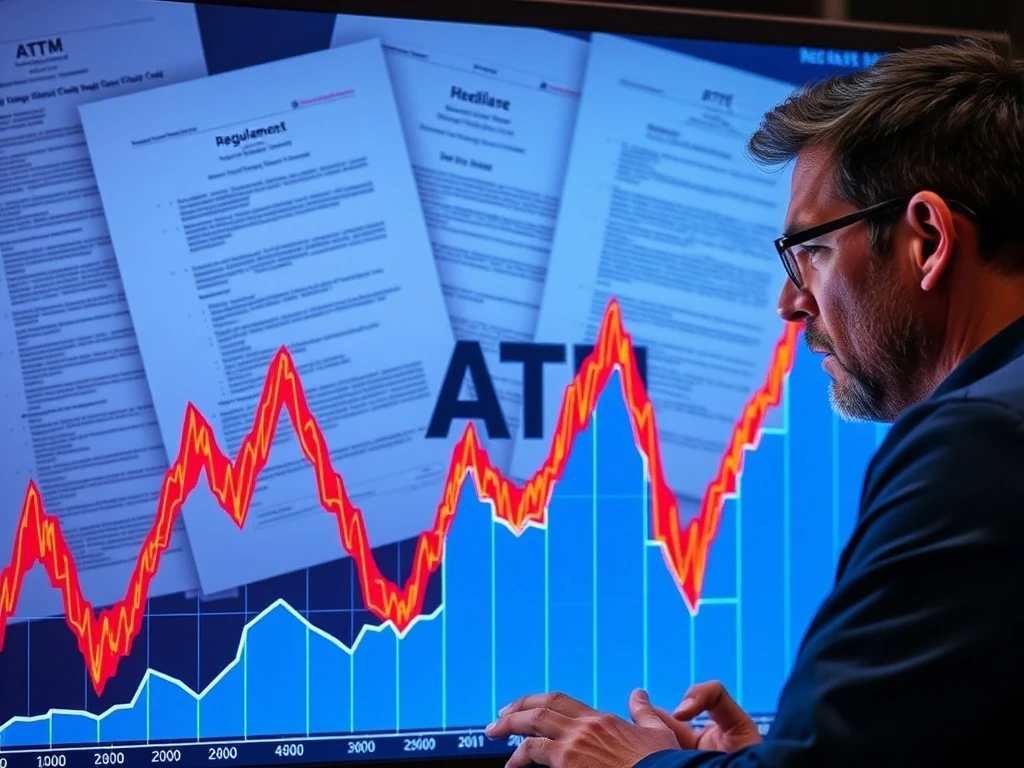 ATM cryptocurrency price crash amid regulatory scrutiny and market volatility