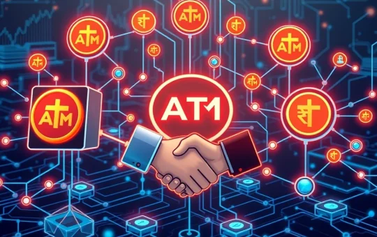 ATM token leads DeFi innovation with a 640.3% surge amid new partnerships.