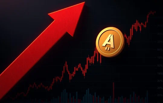 Dramatic visualization of AUCTION token's 352% price crash in cryptocurrency markets