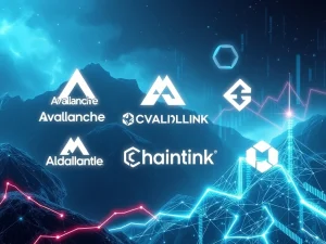 Undervalued altcoins Avalanche, Chainlink, and Remittix showing bullish technical signals and growth potential.