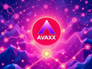 Visualizing Avalanche Q2 2024's explosive growth, with charts showing increased active addresses and DeFi volume, symbolizing the network's strong performance.