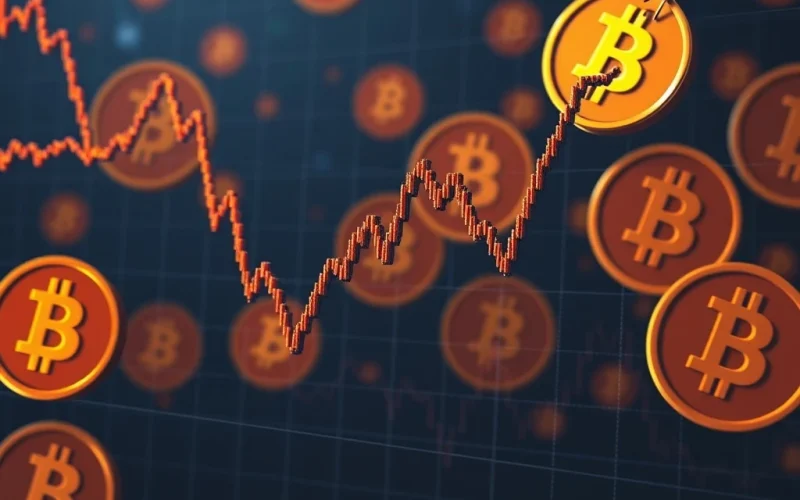 Bakkt Holdings stock crash amid crypto realignment with Bitcoin symbols