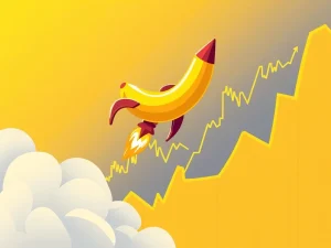 BANANAS31 cryptocurrency surging like a rocket through financial charts