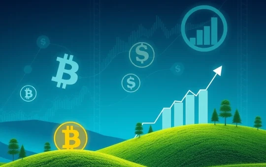 Chart showing Belgravia Hartford's growing Bitcoin holdings, symbolizing strategic corporate investment in BTC.