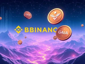 Binance Alpha GAIA airdrop event with tiered points system