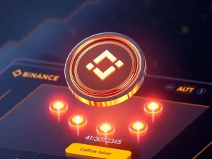 Binance Alpha PlaysOut airdrop with PLAY token distribution on a futuristic interface