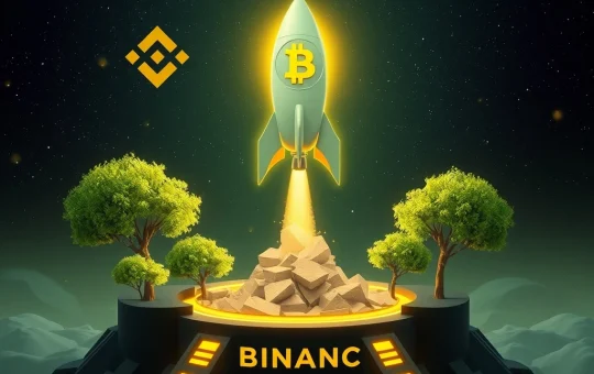 Binance Alpha launchpad with a Treehouse (TREE) token rocket, symbolizing early crypto projects and high-growth investment opportunities.