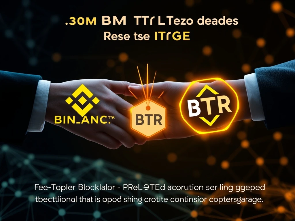 Binance and Bitlayer logos collaborating, symbolizing the 30M BTR token campaign designed to boost Pre-TGE engagement and Layer 2 solutions adoption.