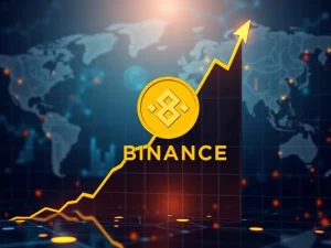 Binance Coin (BNB) price chart showing its remarkable surge to an all-time high, driven by strong BNB Chain adoption.