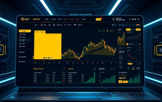 Binance DEX Pro Mode interface for advanced decentralized trading