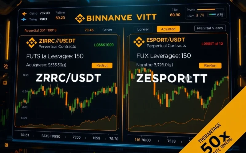 Binance Futures launches ZRC/USDT and ESPORTS/USDT perpetual contracts with 50x leverage