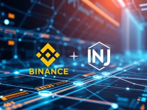 Binance suspends INJ transactions for network upgrade to boost security and speed.