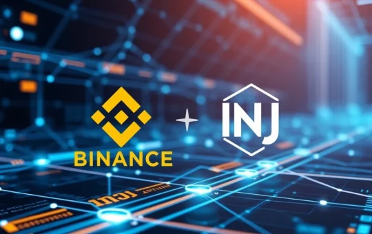 Binance suspends INJ transactions for network upgrade to boost security and speed.