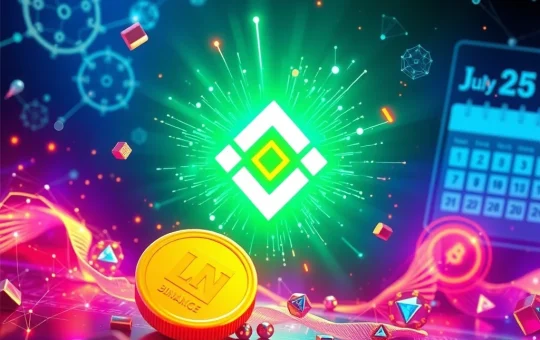 Binance Alpha Points program distributing LN Token airdrop, symbolizing new crypto incentives in DeFi.