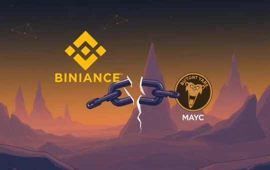 Binance NFT staking programs for BAYC and MAYC NFTs ending, showing a strategic shift in crypto platform offerings.