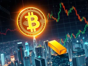 Bitcoin News Today: Digital currencies and gold stand as inflation hedges amidst AI-driven growth forecasts and market uncertainty.