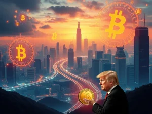 Bitcoin's Crucial AI Impact: Newsom Unveils 'Trump Corruption Coin' Amid Market Warnings