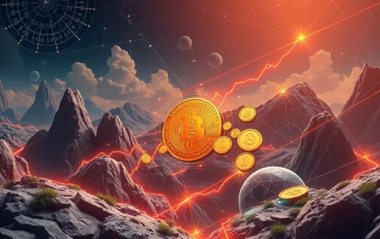 Bitcoin and altcoins surging in a dynamic crypto market, signaling altseason potential.