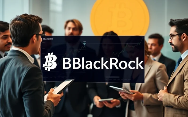 BlackRock CEO Larry Fink discussing BlackRock Bitcoin strategy and the surging IBIT ETF.