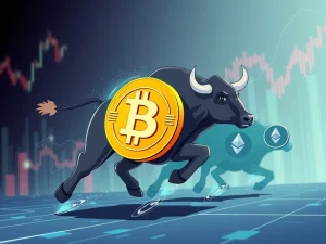 Bitcoin bull cycle driving altcoin market growth with Ethereum and Solana in the background