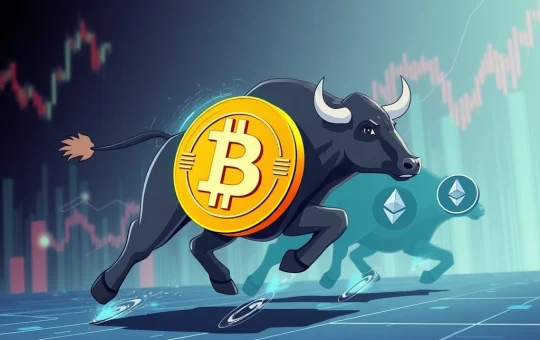 Bitcoin bull cycle driving altcoin market growth with Ethereum and Solana in the background